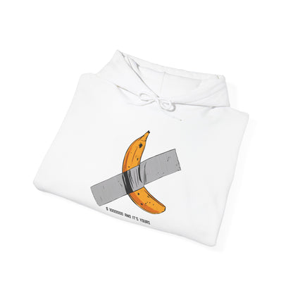 "Million-Dollar Banana" Hoodie – Art Meets Crypto